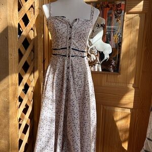 Floral Spaghetti Strap Dress